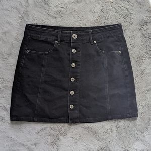 American Eagle 90s Cotton Denim Mini Skirt